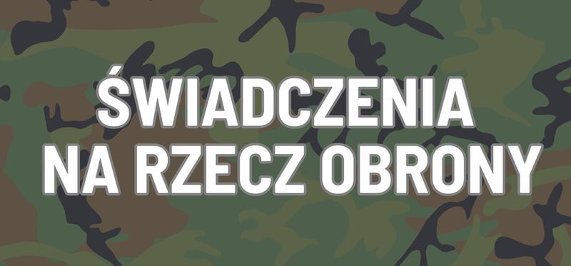 Świadczenia na rzecz obrony
