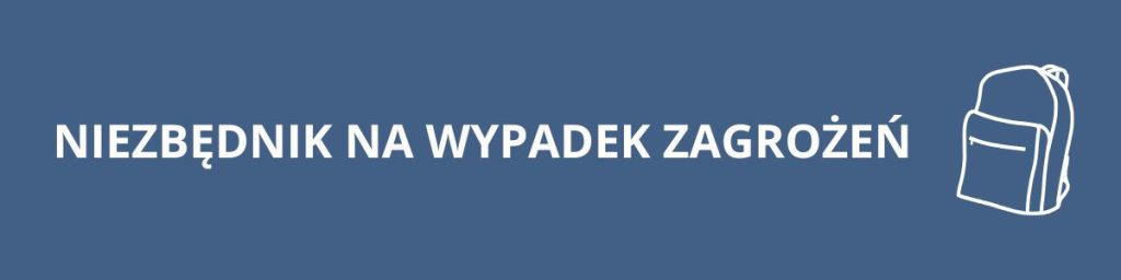 Niezbędnik na wypadek zagrożeń