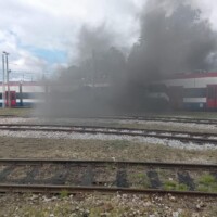 Ćwiczenia służb na terenie WKD w Grodzisku Mazowieckim